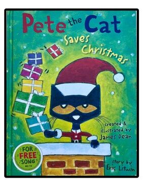 BUNDLE & SAVE 🐾 Pete the Cat Saves Christmas Hardcover Book